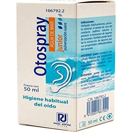 Reig Jofre Отоспрей Юниор 50мл 300г 
Reig Jofre Отоспрей Юниор 50мл 300г