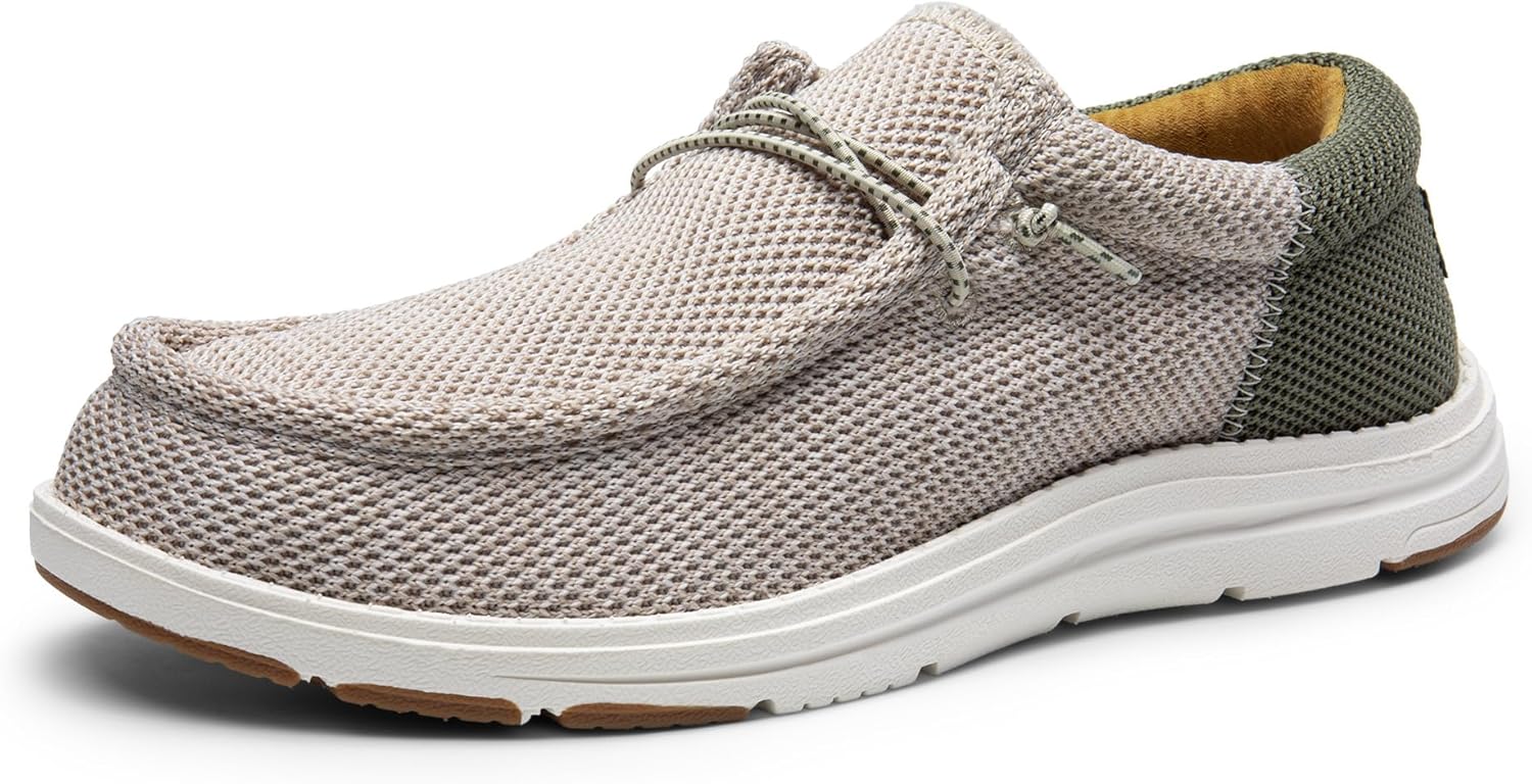 Мужские повседневные слипоны-лоферы с поддержкой свода Bruno Marc, удобные нескользящие корабельные туфли для мужчин, зеленый/песочный
Мужские повседневные слипоны-лоферы с поддержкой свода Bruno Marc, удобные нескользящие корабельные туфли для мужчин, зеленый/песочный