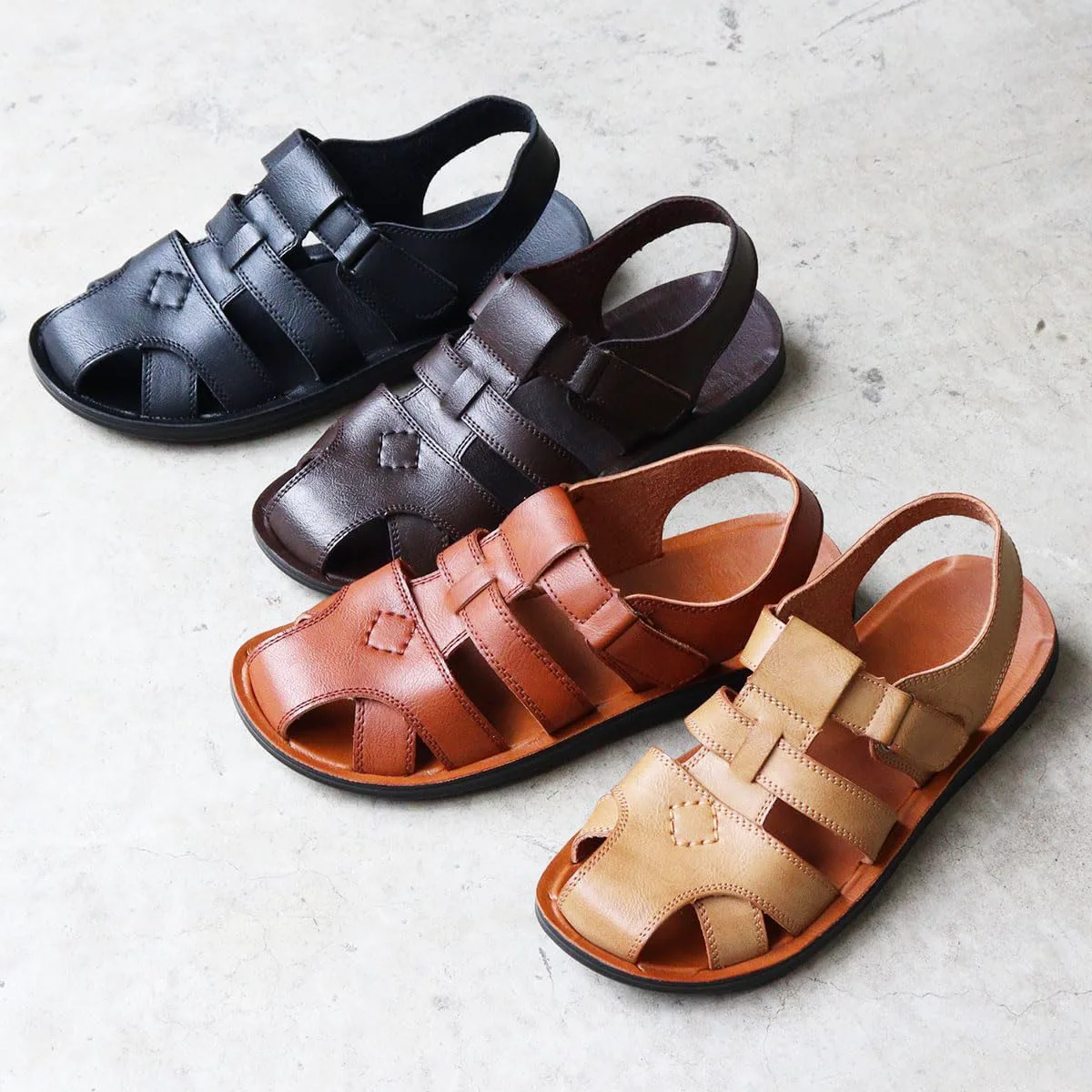 Мужские сандалии Gluca с легким изношенным эффектом и ремешком на щиколотке AAA+
Мужские сандалии Gluca с легким изношенным эффектом и ремешком на щиколотке AAA+