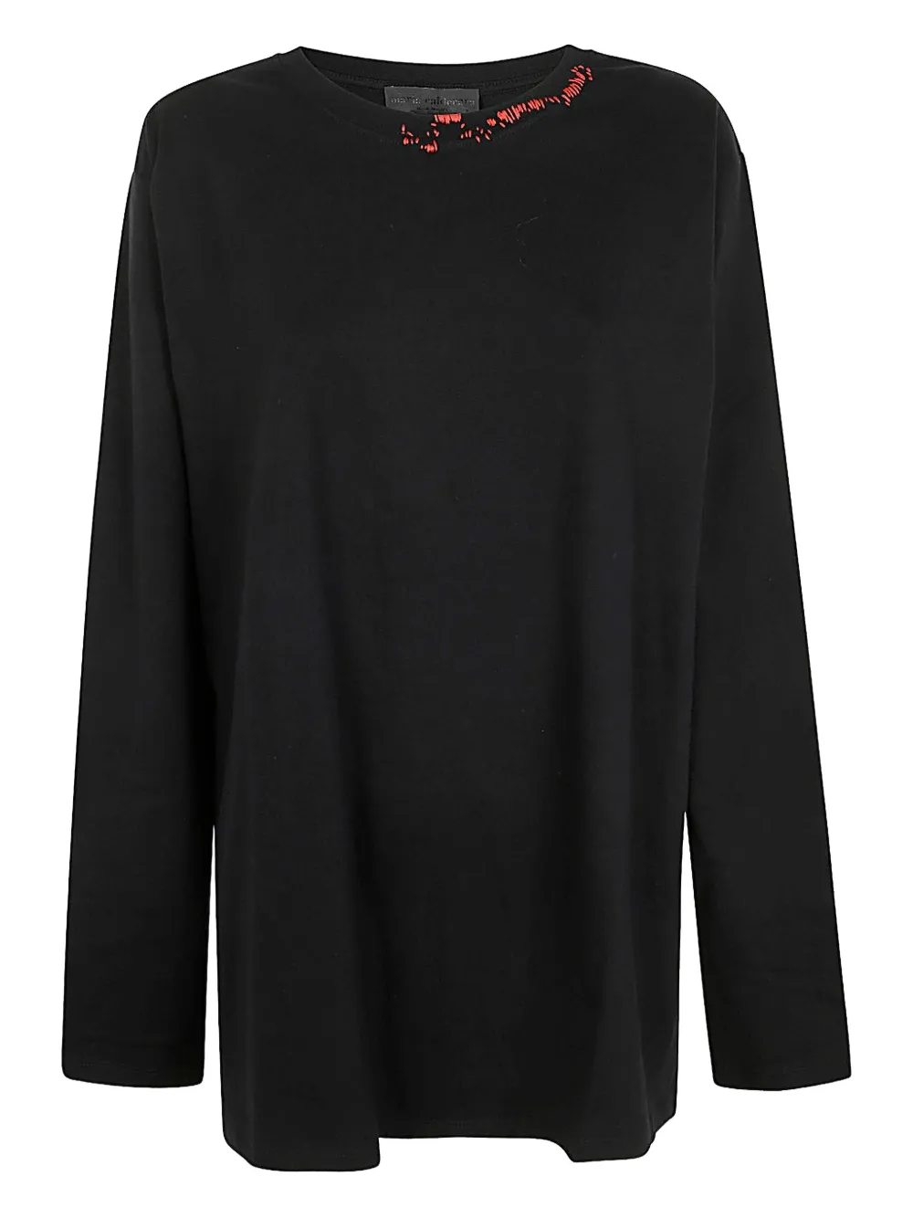 Топ с аппликацией в виде птицы Maria Calderara, черный
Топ с аппликацией в виде птицы Maria Calderara, черный