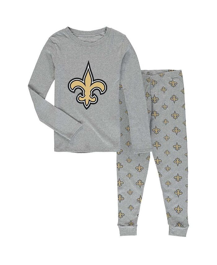 Серый комплект из футболки и брюк с длинными рукавами New Orleans Saints для мальчиков и девочек дошкольного возраста, комплект для сна Outerstuff, серый
Серый комплект из футболки и брюк с длинными рукавами New Orleans Saints для мальчиков и девочек дошкольного возраста, комплект для сна Outerstuff, серый