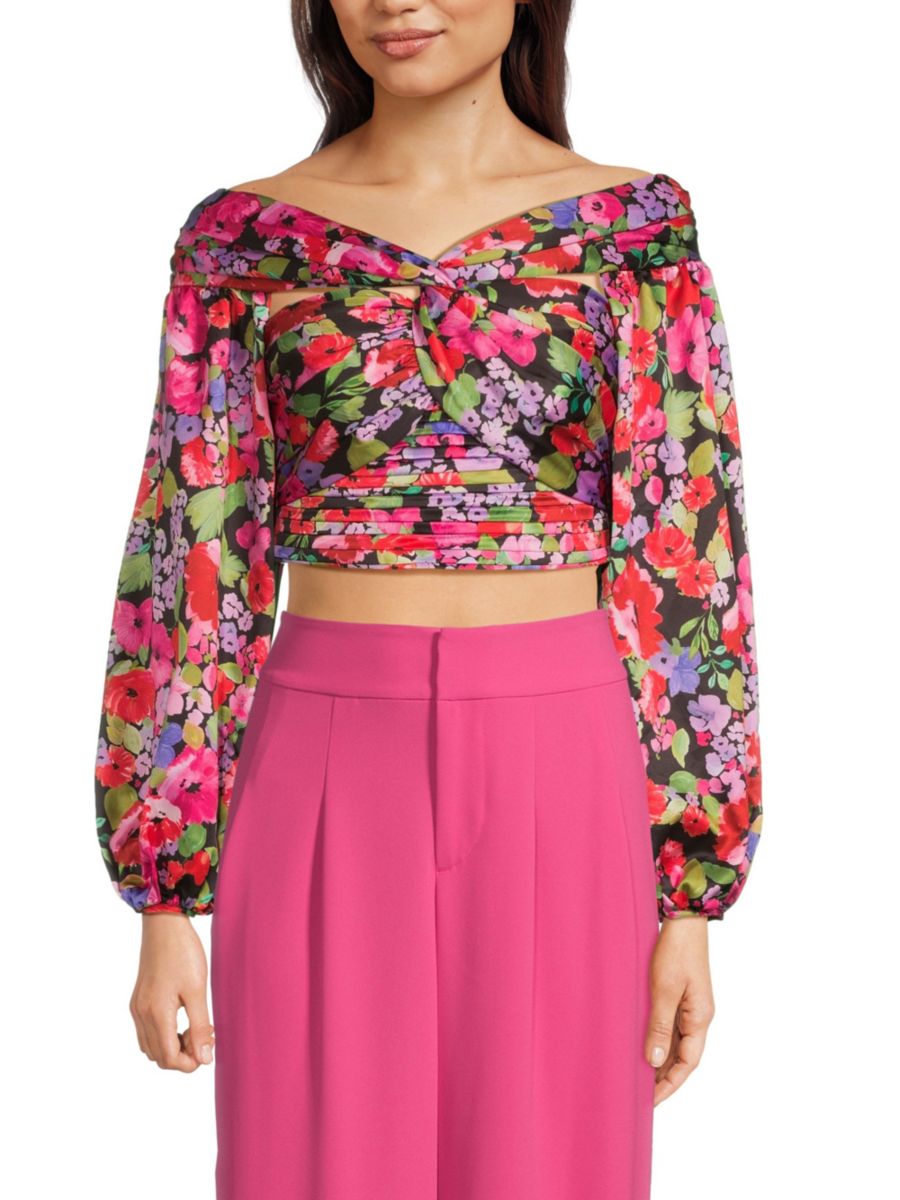 Укороченный топ с цветочным принтом и рукавами-фонариками Francis Amur, цвет Vintage Floral
Укороченный топ с цветочным принтом и рукавами-фонариками Francis Amur, цвет Vintage Floral