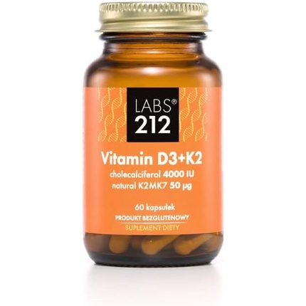 Витамин D3 + K2 MK7 4000 МЕ Пищевая добавка Labs212
Витамин D3 + K2 MK7 4000 МЕ Пищевая добавка Labs212