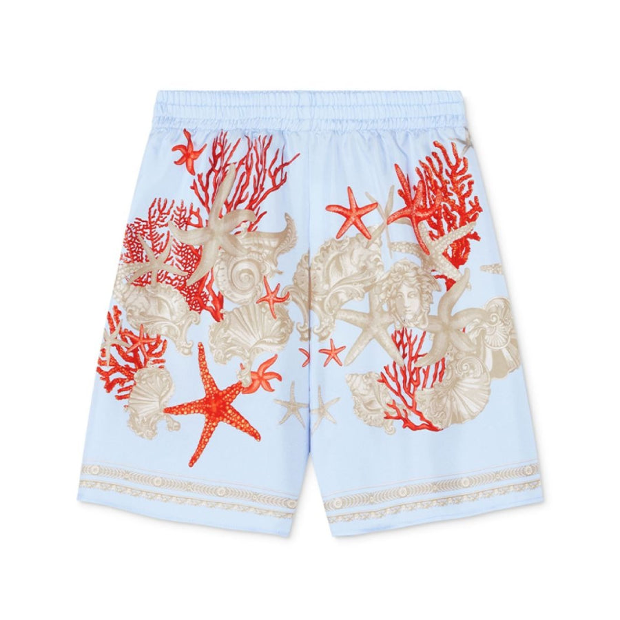 Молодые Versace Kids Барокко Морские шелковые шорты Young Versace, синий/коралловый
Молодые Versace Kids Барокко Морские шелковые шорты Young Versace, синий/коралловый