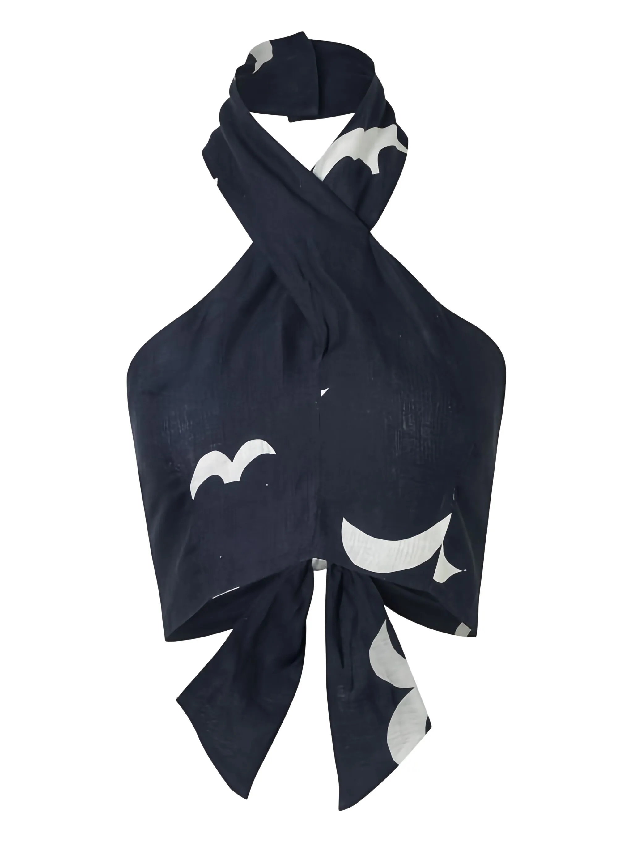 Топ с вырезом халтер Cala De La Cruz, синий
Топ с вырезом халтер Cala De La Cruz, синий