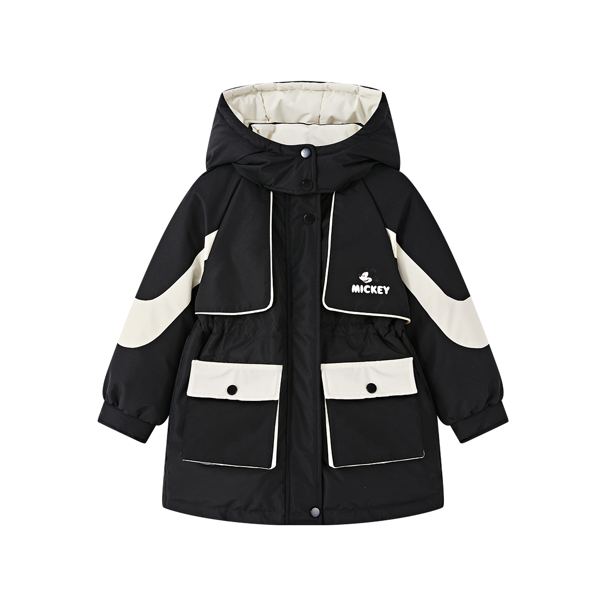 Детская пуховая куртка с капюшоном, умеренно ветрозащитные Disney, черный
Детская пуховая куртка с капюшоном, умеренно ветрозащитные Disney, черный