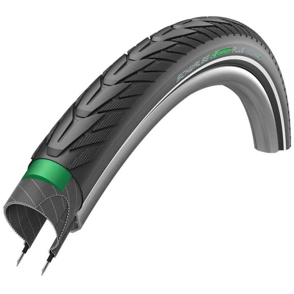 Жесткая городская шина Schwalbe Energizer Plus Tour G-Guard TwinSkin Reflex Addix-E 28´´ x 38, черный
Жесткая городская шина Schwalbe Energizer Plus Tour G-Guard TwinSkin Reflex Addix-E 28´´ x 38, черный