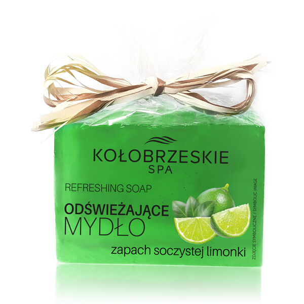 Освежающее мыло с ароматом сочного лайма, 100 г Kołobrzeskiespa
Освежающее мыло с ароматом сочного лайма, 100 г Kołobrzeskiespa
