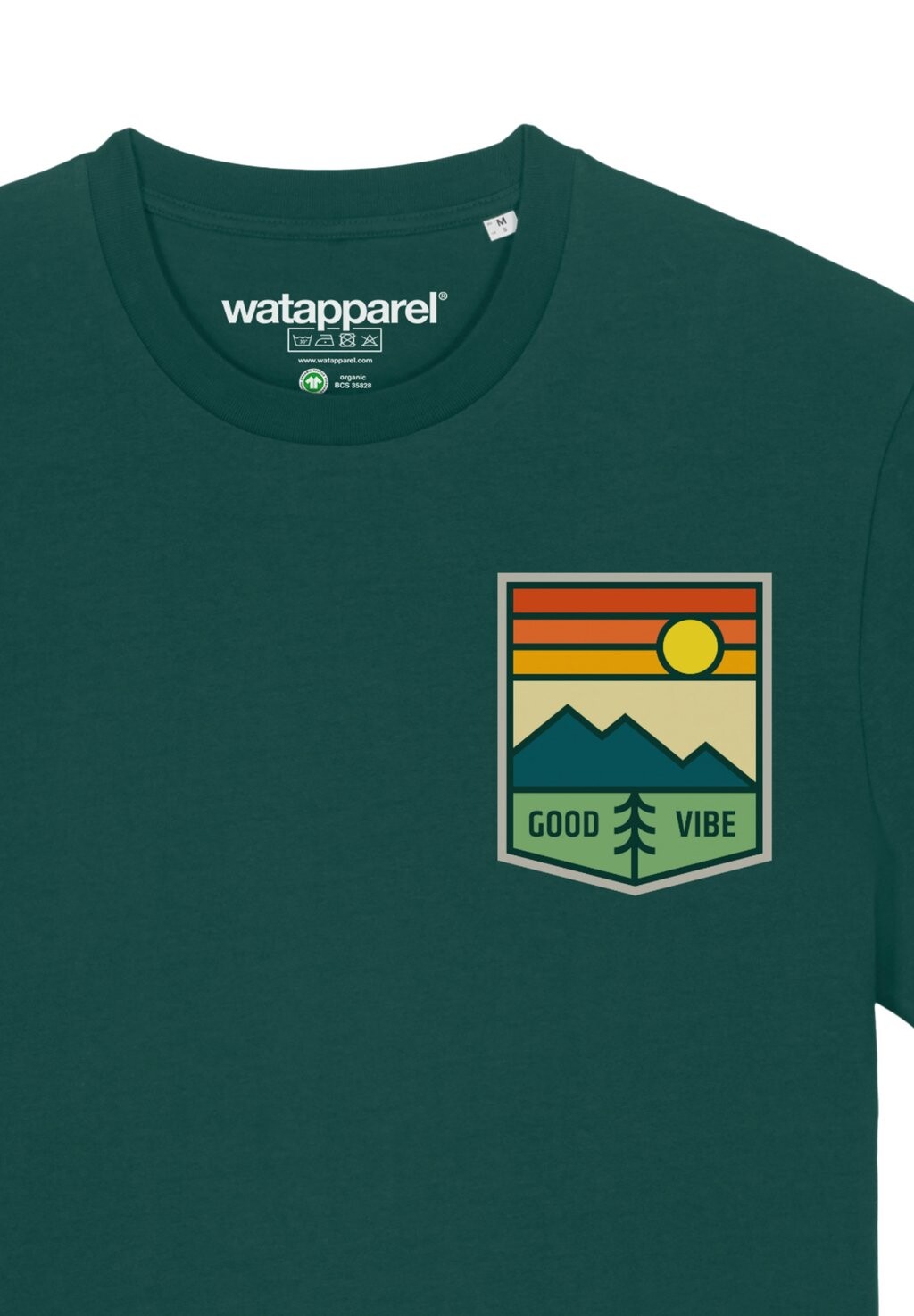 Футболка с принтом GOOD VIBE watapparel, темно-зеленый
Футболка с принтом GOOD VIBE watapparel, темно-зеленый