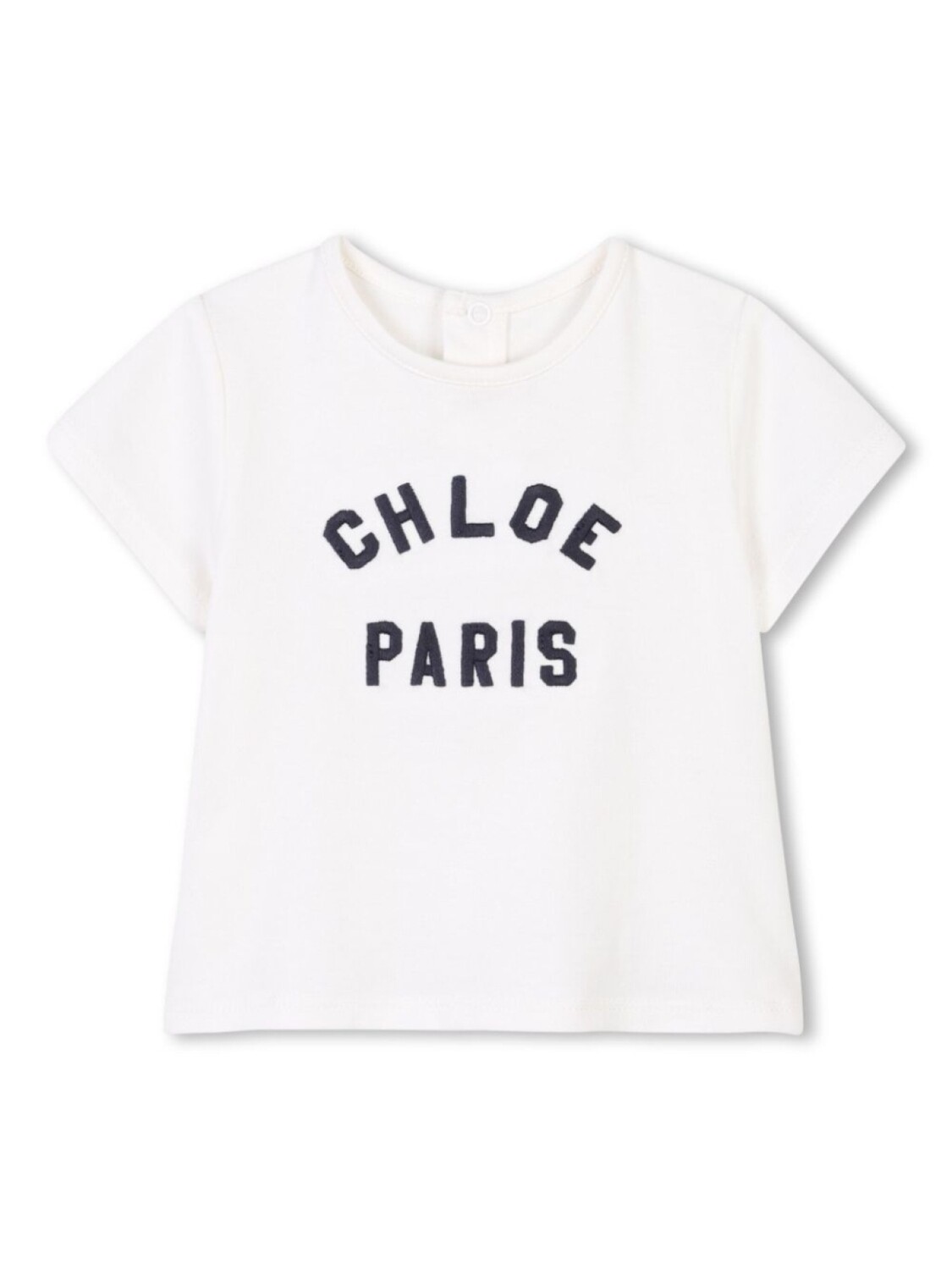 Футболка с вышитым логотипом Chloé Kids, белый
Футболка с вышитым логотипом Chloé Kids, белый