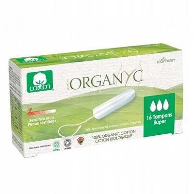 Тампоны ORGANYC Super (16 шт.) - БИО
Тампоны ORGANYC Super (16 шт.) - БИО