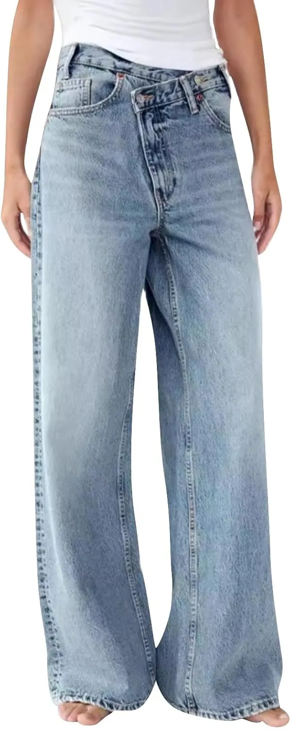 Женские джинсы-бойфренды с высокой талией и прямым кроем
Женские джинсы-бойфренды с высокой талией и прямым кроем