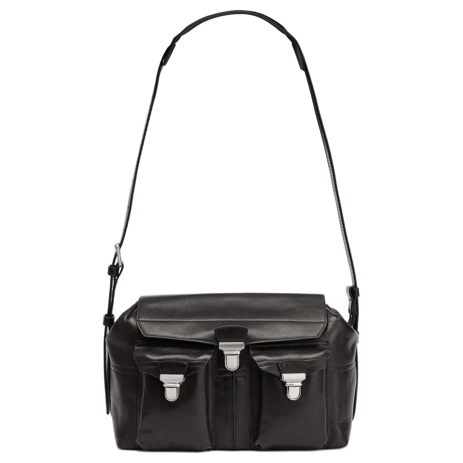 Lemaire Кожаная сумка через плечо унисекс черная
Lemaire Кожаная сумка через плечо унисекс черная