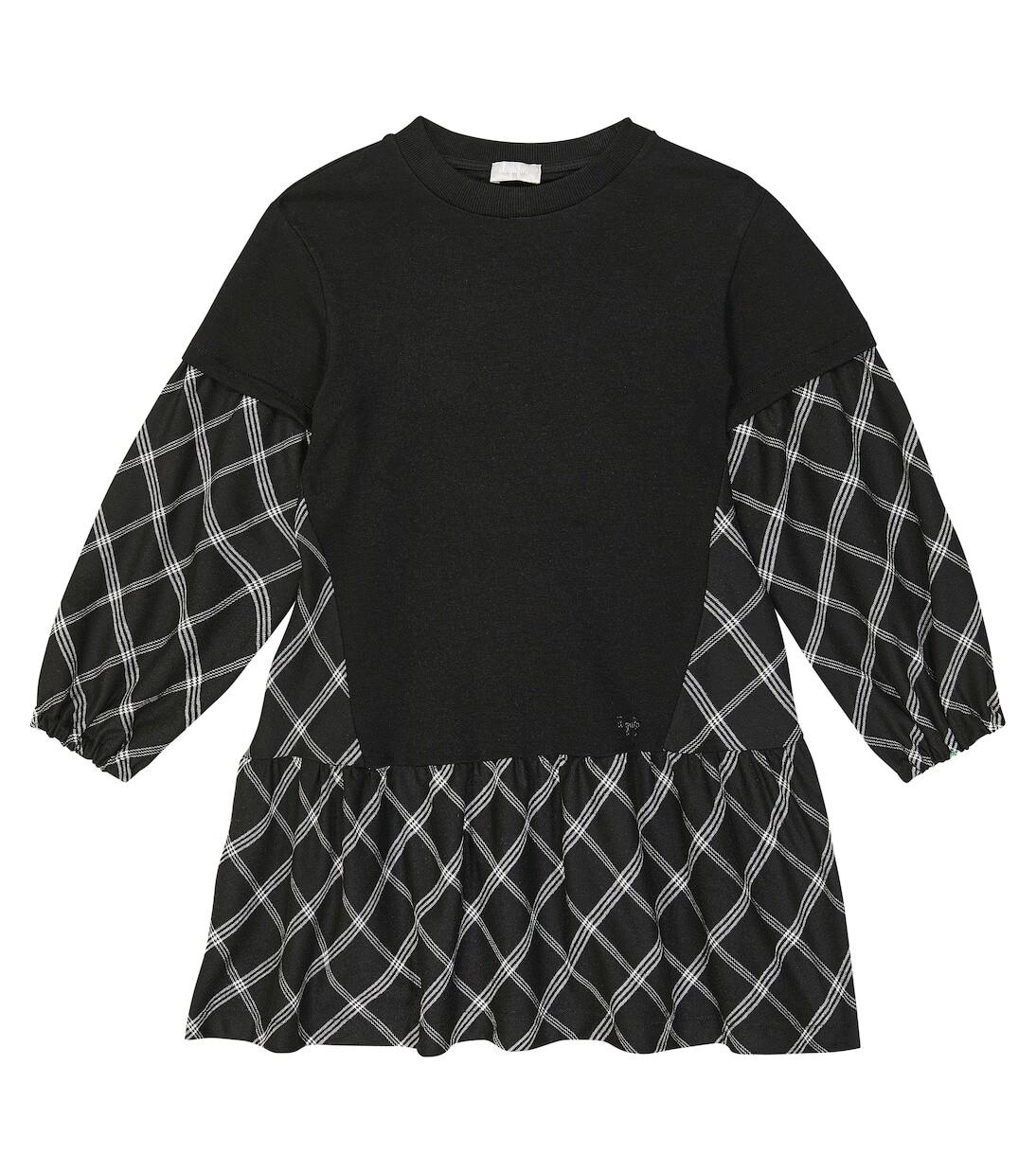 Платье в клетку Il Gufo, черный
Платье в клетку Il Gufo, черный