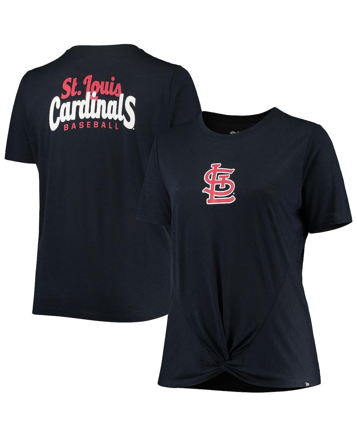 Женская темно-синяя футболка St. Louis Cardinals размера плюс 2 с узлом спереди New Era, темно-синий
Женская темно-синяя футболка St. Louis Cardinals размера плюс 2 с узлом спереди New Era, темно-синий