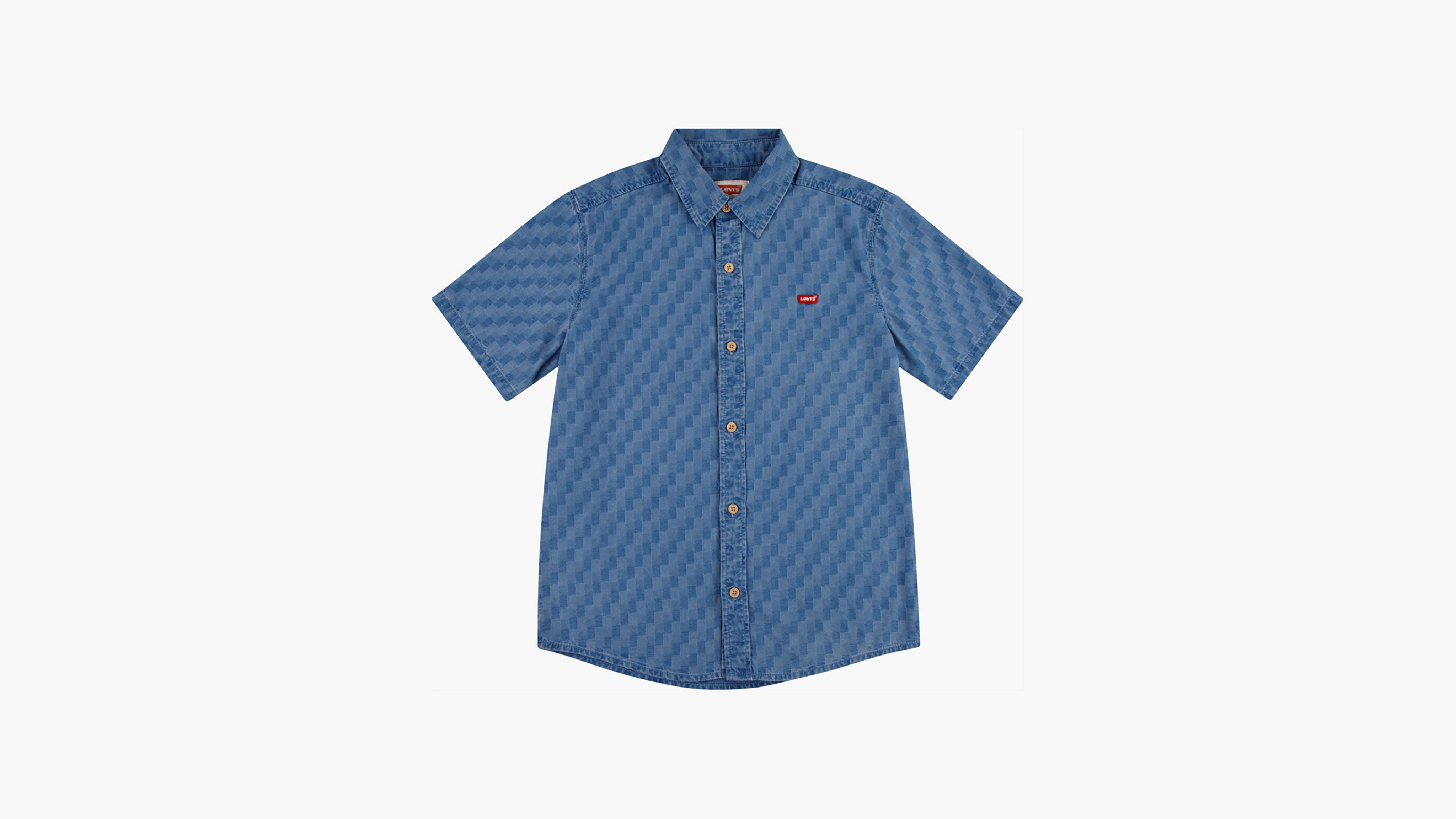 Рубашка джинсовая в клетку для больших мальчиков S-XL Levi's, цвет Check Please - Blue
Рубашка джинсовая в клетку для больших мальчиков S-XL Levi's, цвет Check Please - Blue