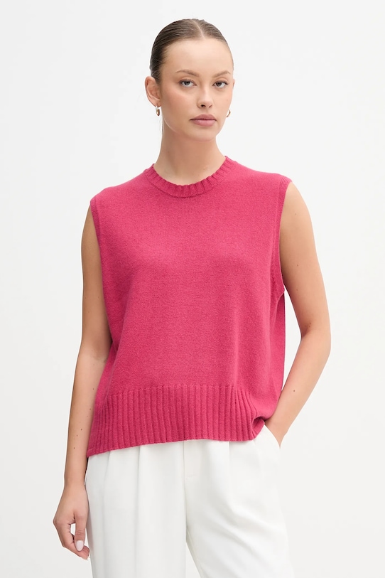 Жилет из смесовой шерсти United Colors Of Benetton, розовый
Жилет из смесовой шерсти United Colors Of Benetton, розовый