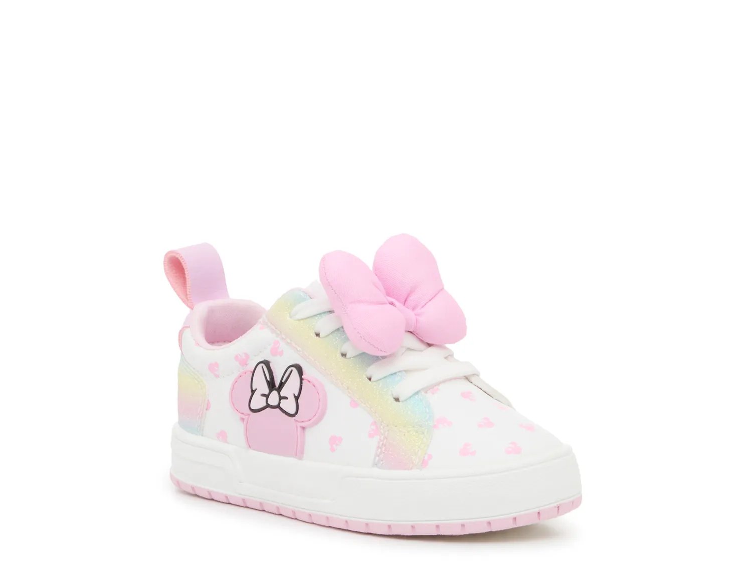 Кроссовки Ground Up Minnie Mouse Bow Court Sneaker - Kids', белый/розовый
Кроссовки Ground Up Minnie Mouse Bow Court Sneaker - Kids', белый/розовый