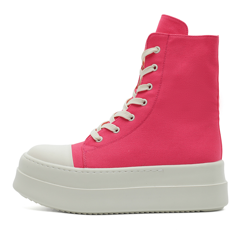 FAPAI Высокие скейтерские кроссовки унисекс красные, цвет Red 
FAPAI Высокие скейтерские кроссовки унисекс красные, цвет Red