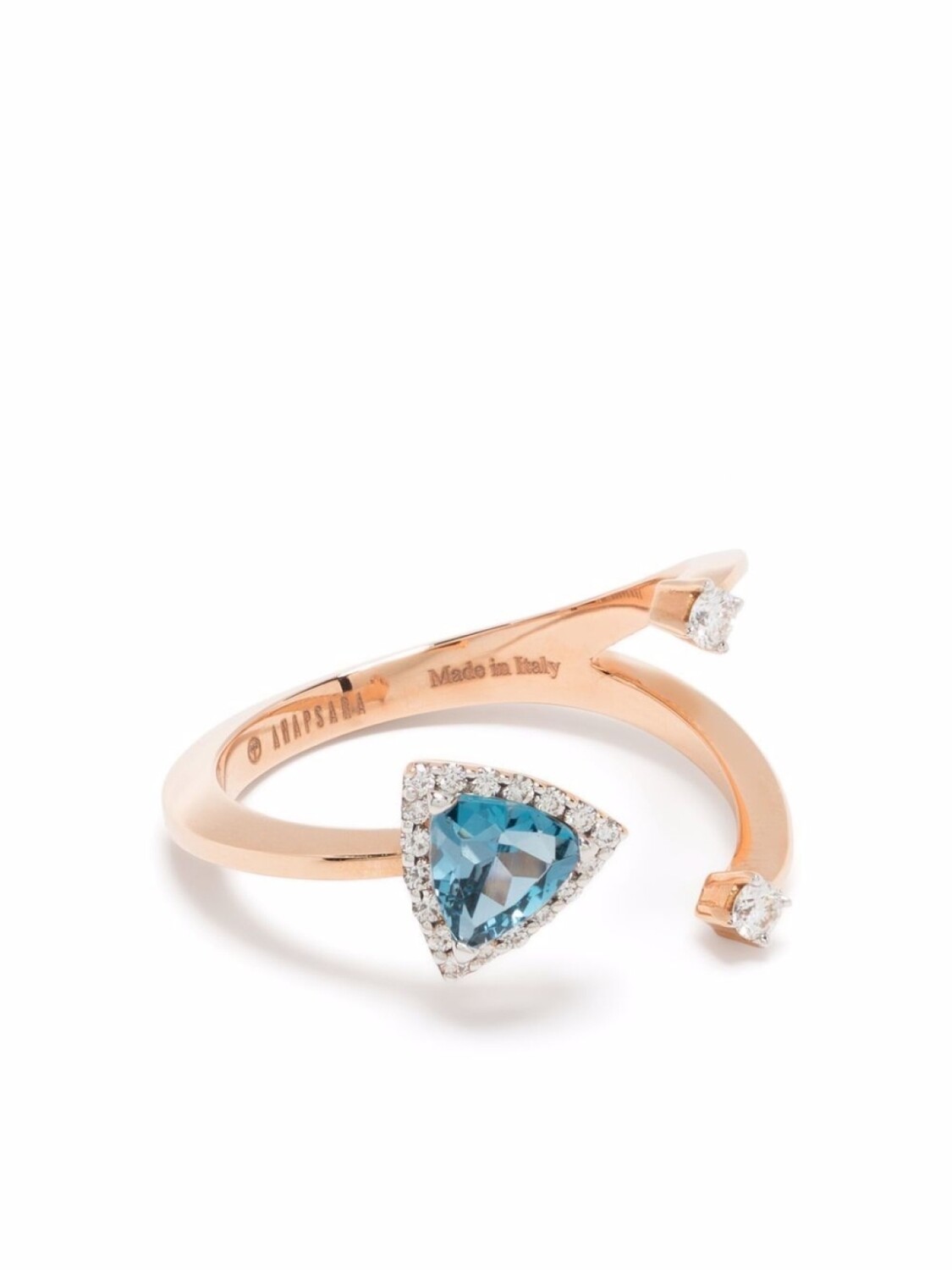 Кольцо Micro из розового золота с топазом и бриллиантами Anapsara, розовый
Кольцо Micro из розового золота с топазом и бриллиантами Anapsara, розовый