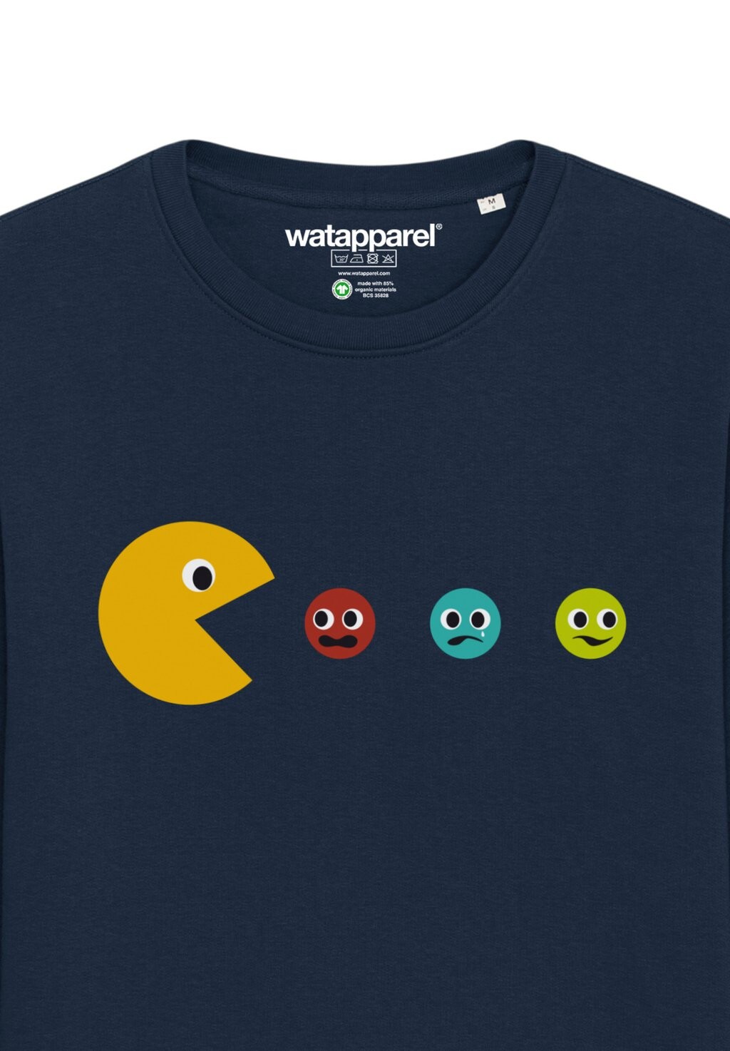 Толстовка PACMÄNNCHEN watapparel, темно-синий
Толстовка PACMÄNNCHEN watapparel, темно-синий