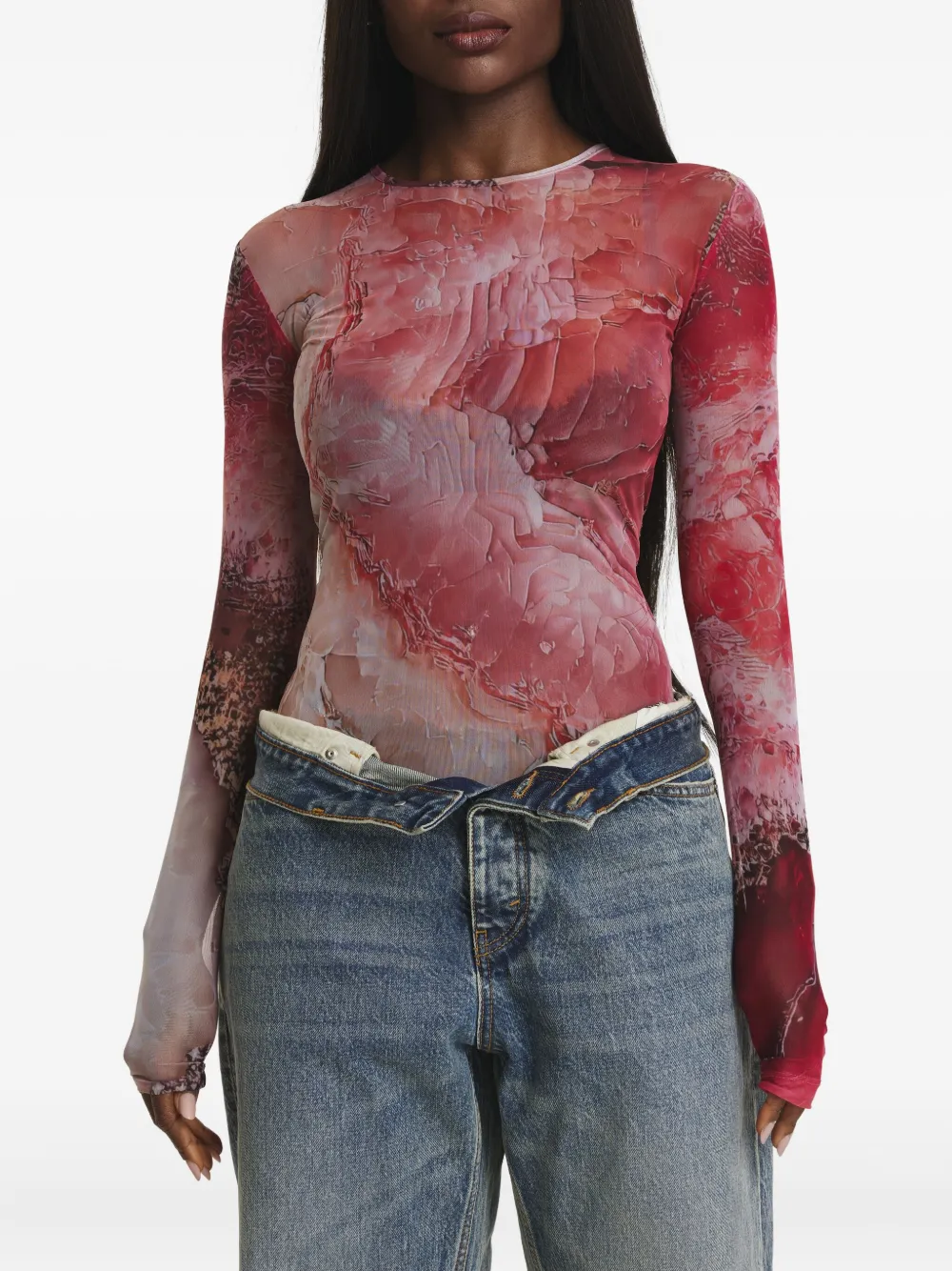 Топ с длинными рукавами Irina Voinea, розовый
Топ с длинными рукавами Irina Voinea, розовый