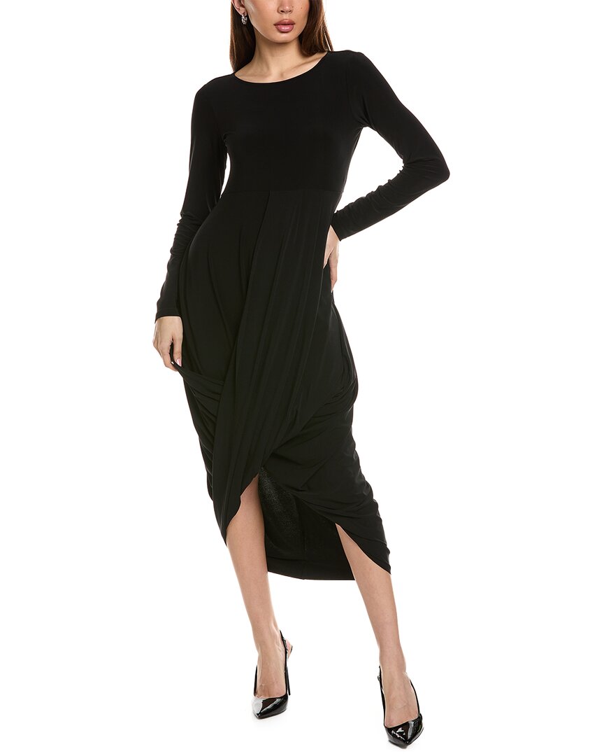 Платье-миди с юбкой-коконом Joseph Ribkoff с драпировкой, черный
Платье-миди с юбкой-коконом Joseph Ribkoff с драпировкой, черный