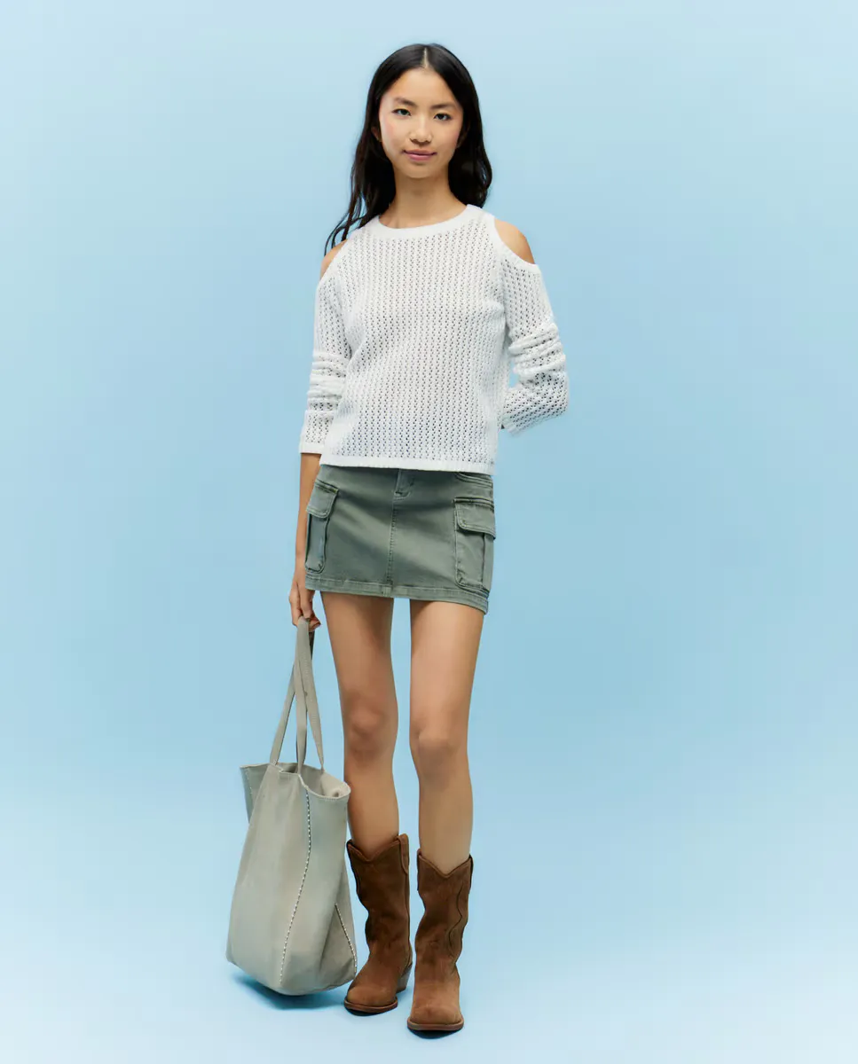 Мини-юбка карго Green Coast, зеленый
Мини-юбка карго Green Coast, зеленый