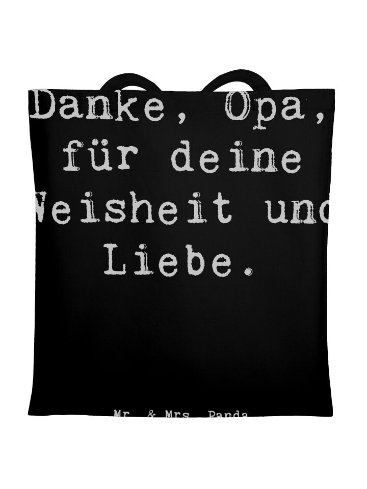Сумка для переноски Mr & Mrs Panda Opa Weisheit und Liebe, черный
Сумка для переноски Mr & Mrs Panda Opa Weisheit und Liebe, черный