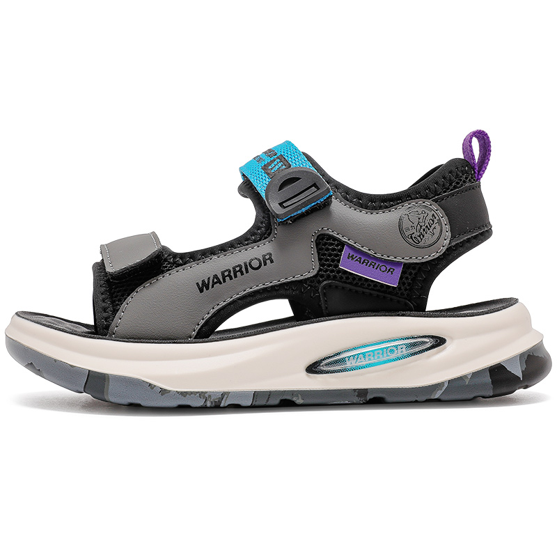 Противоскользящие детские сандалии для детей WARRIOR, серый/черный
Противоскользящие детские сандалии для детей WARRIOR, серый/черный
