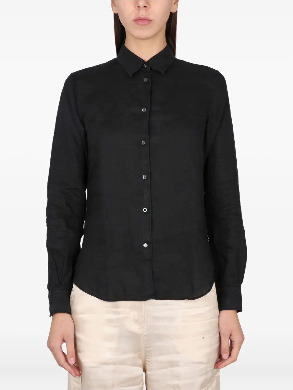 Рубашка с длинными рукавами и застежкой на пуговицы ASPESI, черный
Рубашка с длинными рукавами и застежкой на пуговицы ASPESI, черный