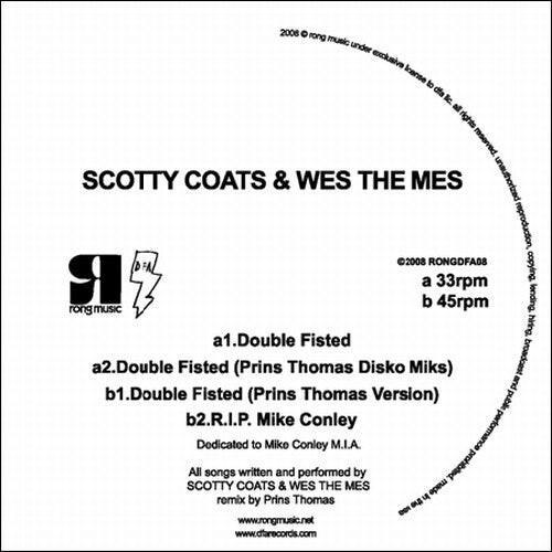 Сингл 12" Coats, Scotty / Wes the Mess: Double Fisted
Сингл 12" Coats, Scotty / Wes the Mess: Double Fisted