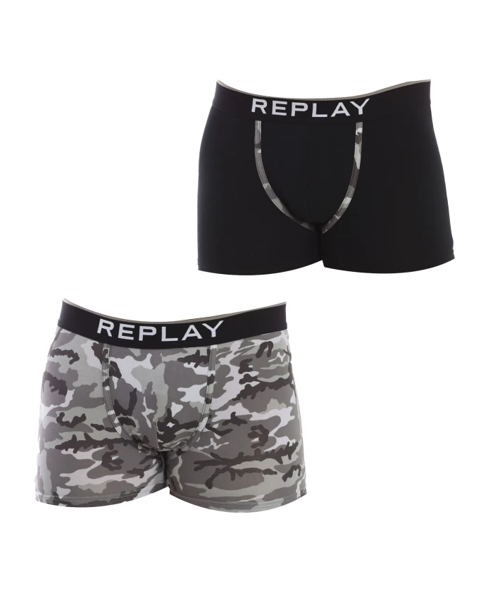Удобные эластичные хлопковые боксерские шорты Replay, мультиколор
Удобные эластичные хлопковые боксерские шорты Replay, мультиколор