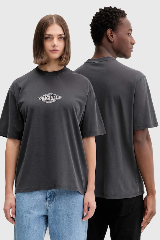 Хлопковая футболка Guess Originals, серый
Хлопковая футболка Guess Originals, серый