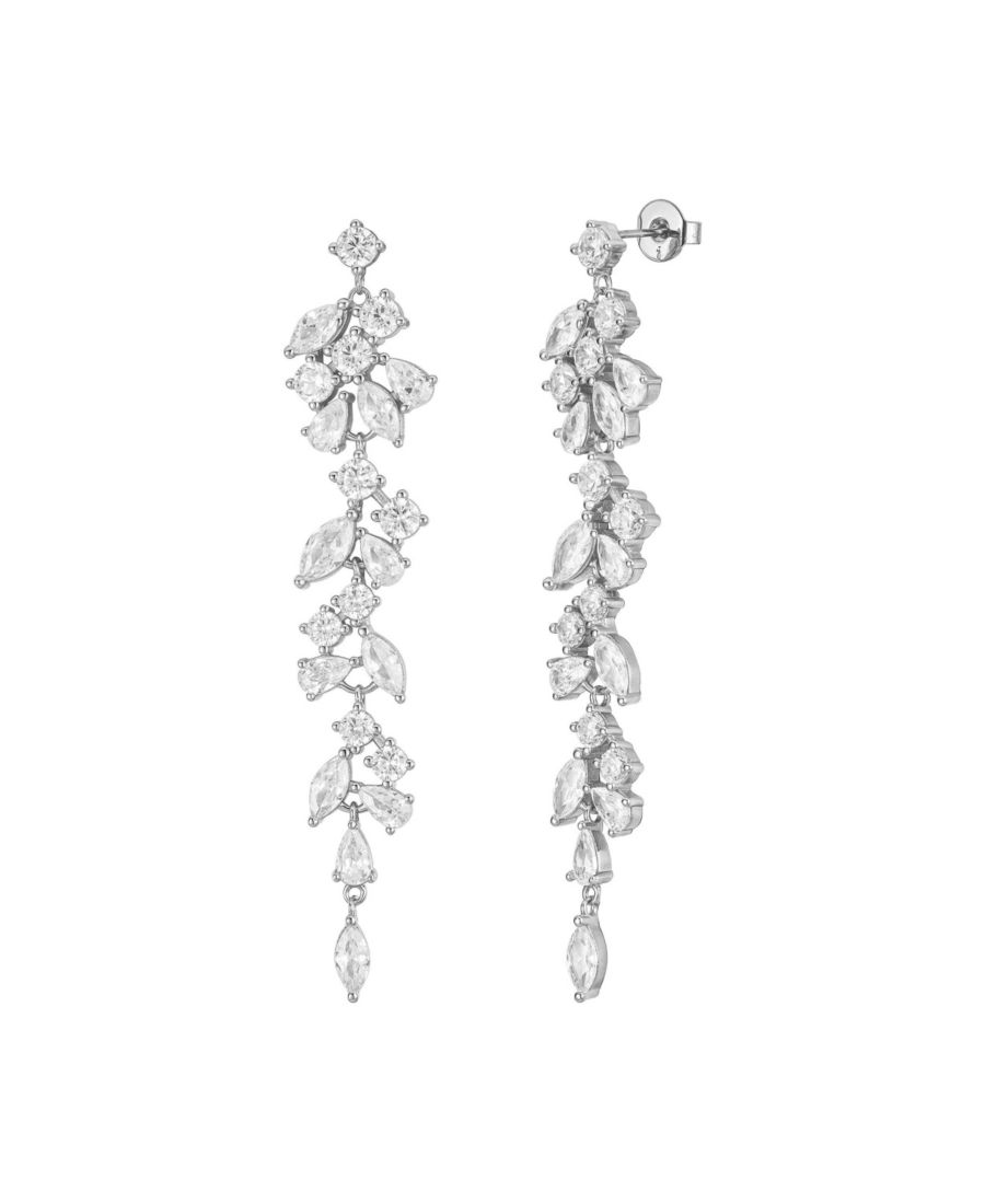 Серьги-капли с кристаллами Trixie Untamed Petals, Silver
Серьги-капли с кристаллами Trixie Untamed Petals, Silver