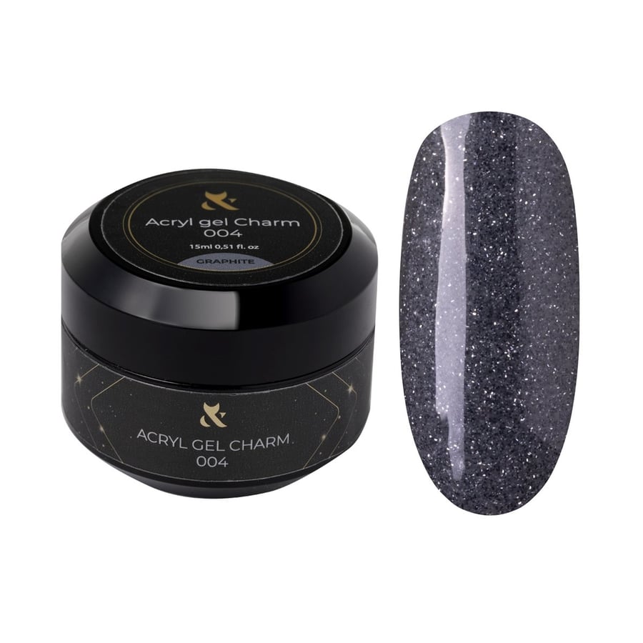 Fox Acryl Gel Charm 004 Графит 15 мл TM F.O.X
Fox Acryl Gel Charm 004 Графит 15 мл TM F.O.X