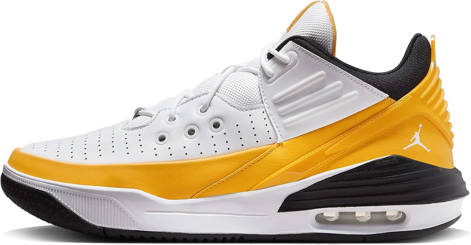 Мужские баскетбольные кроссовки Nike Jordan Max Aura 5, белый/черный/желтый
Мужские баскетбольные кроссовки Nike Jordan Max Aura 5, белый/черный/желтый