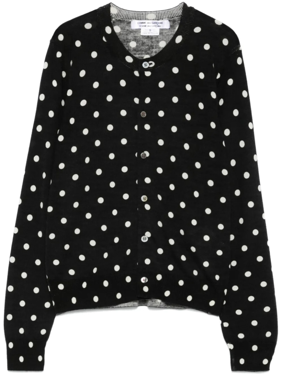 Comme Des Garçons Comme Des Garçons кардиган в горох, черный
Comme Des Garçons Comme Des Garçons кардиган в горох, черный