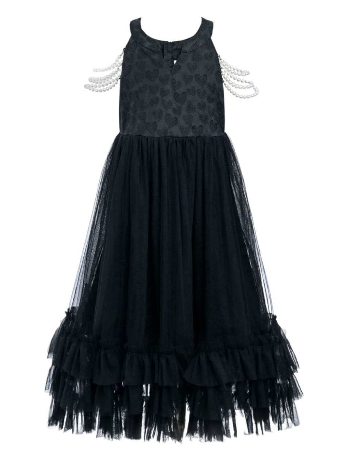 Tulleen платье без рукавов с вышивкой в виде сердца, черный
Tulleen платье без рукавов с вышивкой в виде сердца, черный