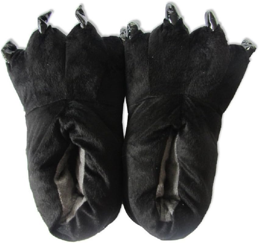 Унисекс плюшевые тапочки с лапами и когтями, обувь в стиле костюма животного YESBOR, черный
Унисекс плюшевые тапочки с лапами и когтями, обувь в стиле костюма животного YESBOR, черный