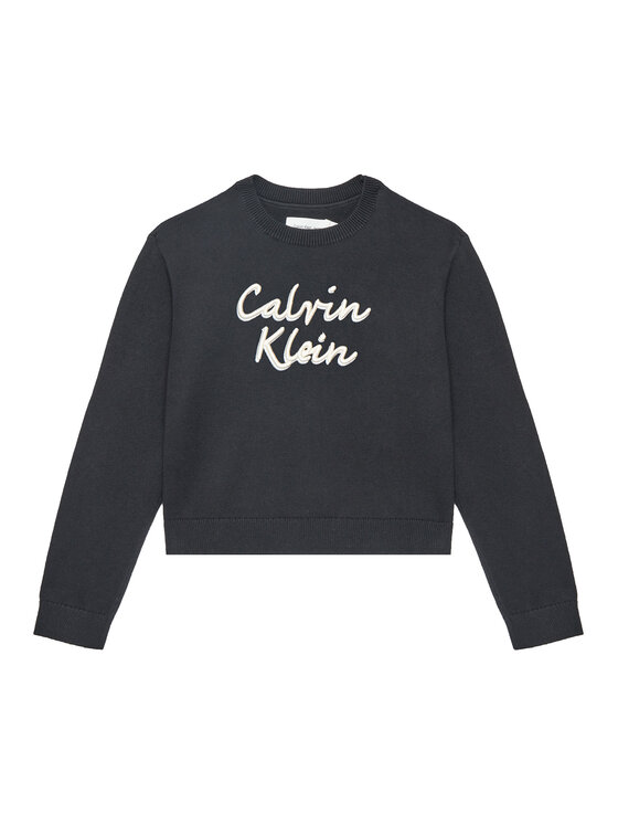 Свитер regular fit IG0IG02971 D Calvin Klein Jeans, чёрный 
Свитер regular fit IG0IG02971 D Calvin Klein Jeans, чёрный