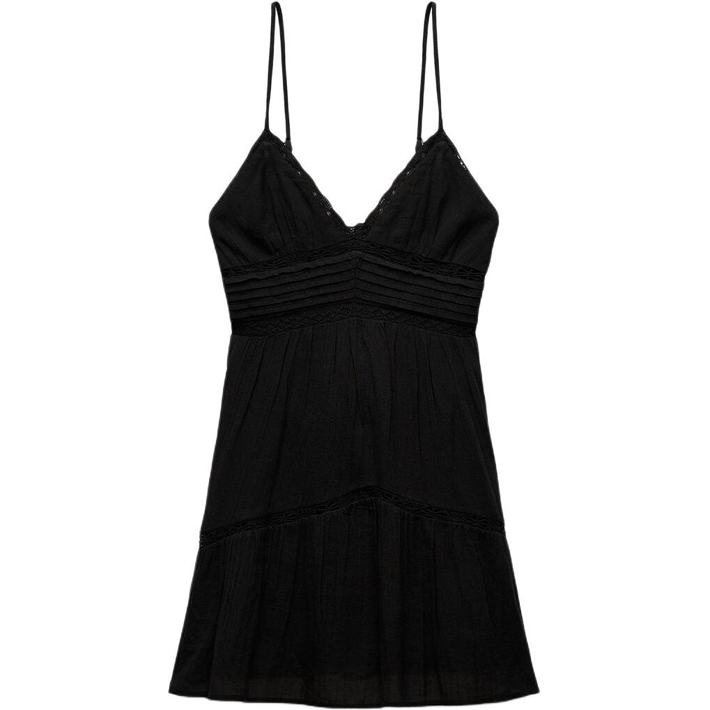 Trf Платье-комбинация женское черное Zara
Trf Платье-комбинация женское черное Zara