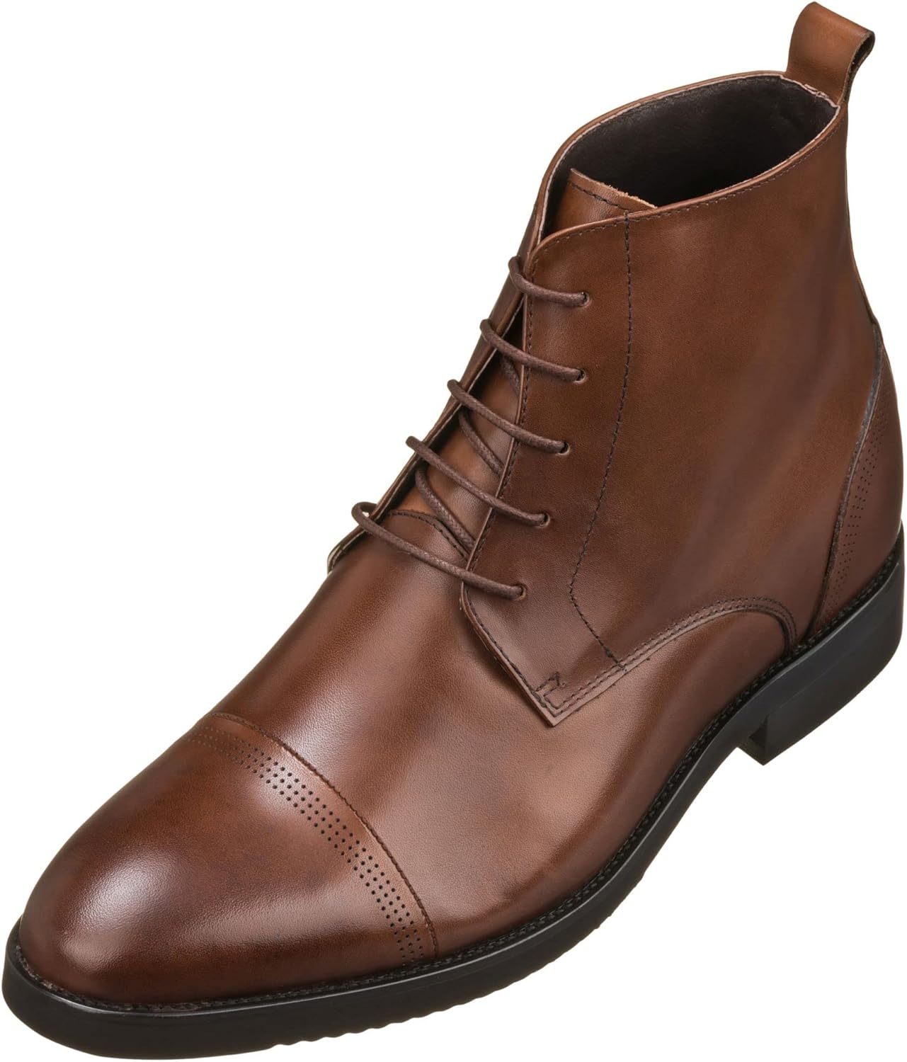 Мужские невидимые увеличивающие рост ботинки CALTO - Коричневая премиальная кожа, шнуровка, носок с капюшоном - Добавляют 7 см роста - K28004 - Размер 8 D(M) US
Мужские невидимые увеличивающие рост ботинки CALTO - Коричневая премиальная кожа, шнуровка, носок с капюшоном - Добавляют 7 см роста - K28004 - Размер 8 D(M) US