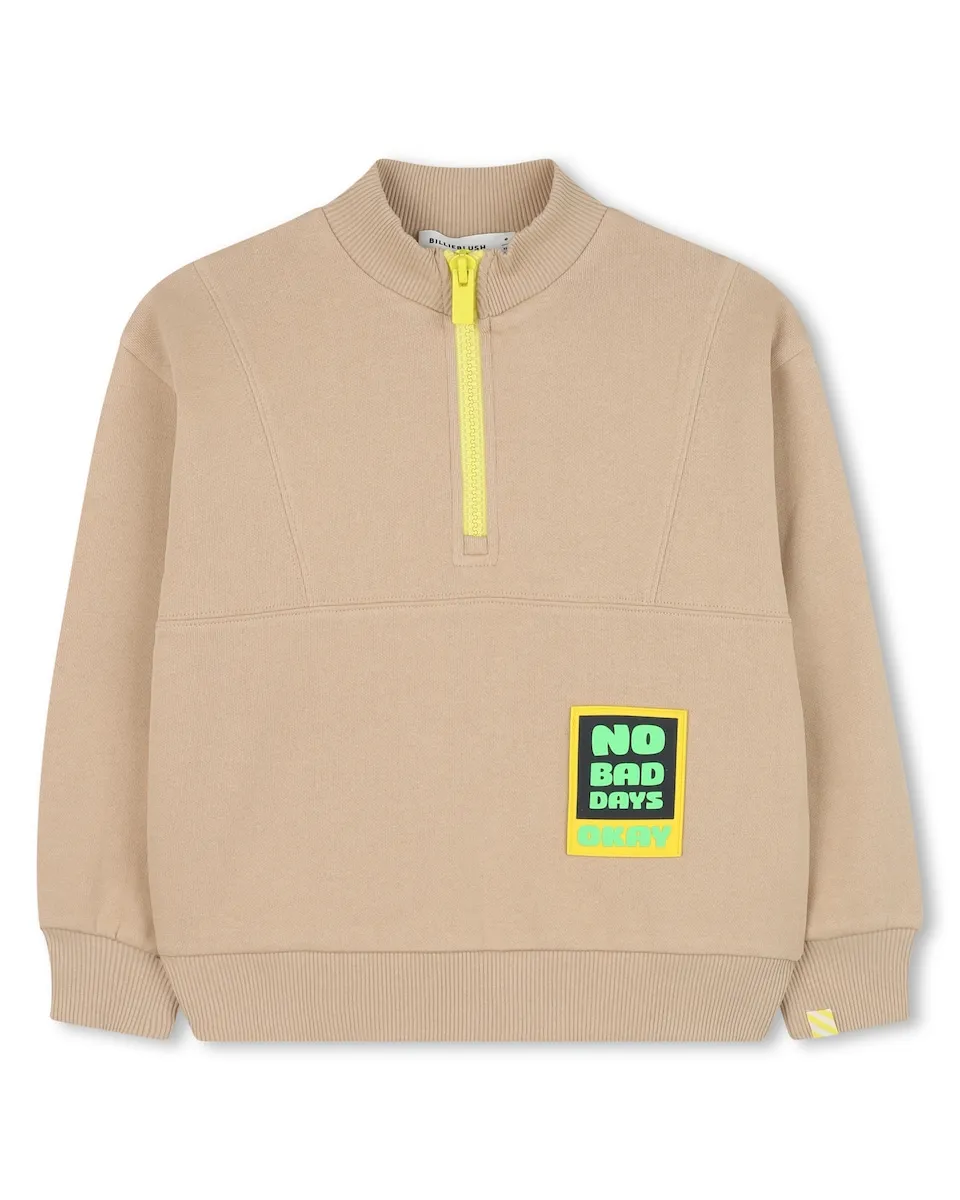 Детская толстовка натурального цвета из хлопка Billieblush, бежевый
Детская толстовка натурального цвета из хлопка Billieblush, бежевый