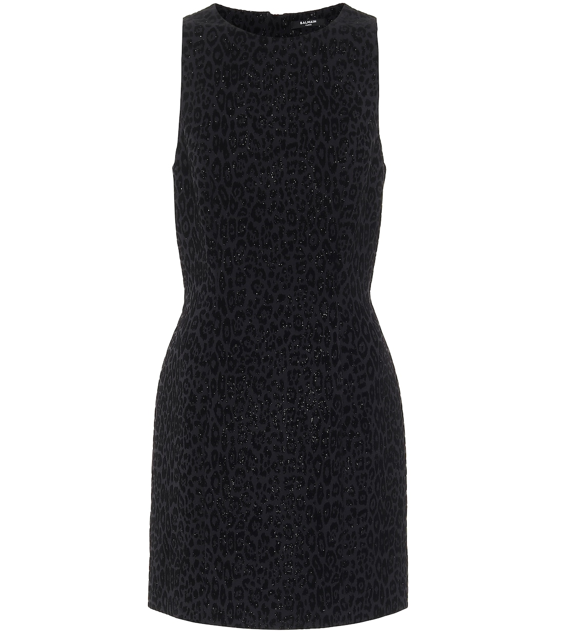 Мини-платье из бархатного жаккарда с леопардовым принтом Balmain, Noir
Мини-платье из бархатного жаккарда с леопардовым принтом Balmain, Noir