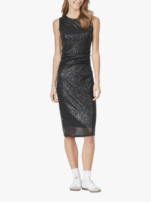 Платье из мерцающей сетки от эсме Sisters Point, черный
Платье из мерцающей сетки от эсме Sisters Point, черный