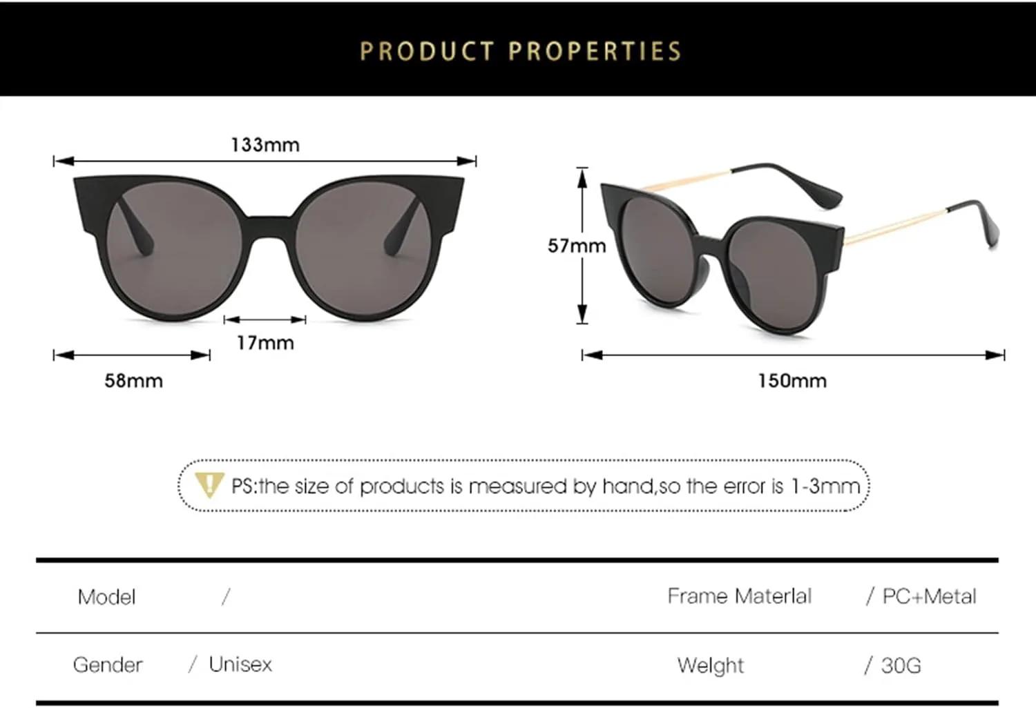Солнцезащитные очки «кошачий глаз» в крупной оправе для уличной стрельбы, модные, для мужчин и женщин, для отдыха на природе (Цвет: A, Размер: Средний) MTZJH, C
Солнцезащитные очки «кошачий глаз» в крупной оправе для уличной стрельбы, модные, для мужчин и женщин, для отдыха на природе (Цвет: A, Размер: Средний) MTZJH, C
