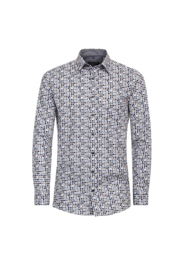 Повседневная рубашка с принтом удобная посадка Casamoda, синий
Повседневная рубашка с принтом удобная посадка Casamoda, синий