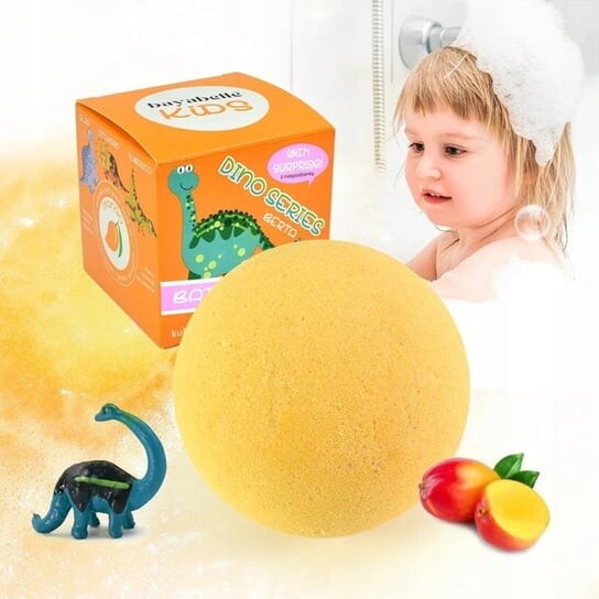 Шипучая бомбочка для ванны с игрушкой – Манго 4607, 140 г Bayabelle Kids
Шипучая бомбочка для ванны с игрушкой – Манго 4607, 140 г Bayabelle Kids