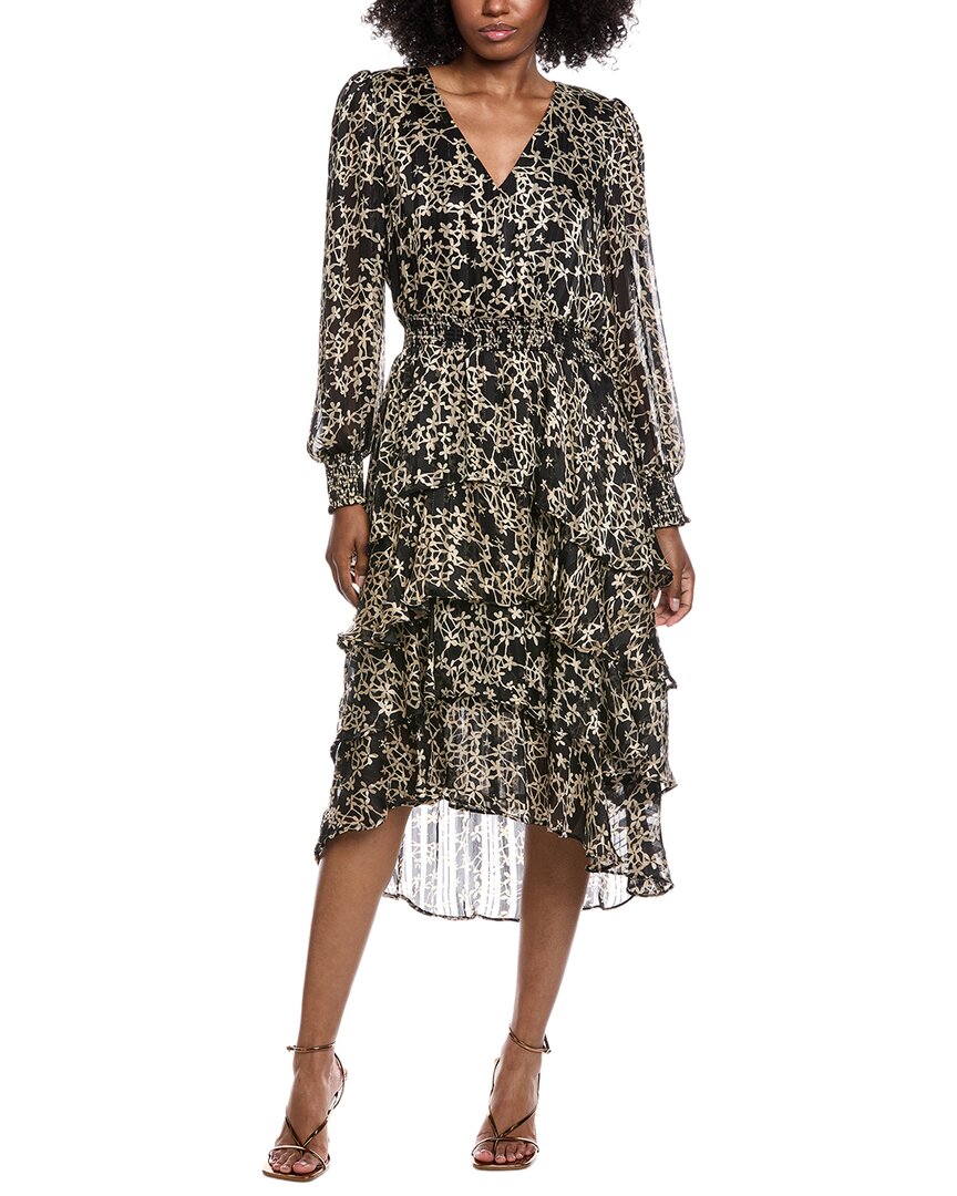 Платье макси с V-образным вырезом Vince Camuto, черный
Платье макси с V-образным вырезом Vince Camuto, черный